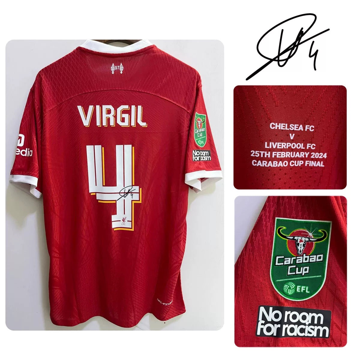 Liverpool FC 2023/24 Signed Van Dijk