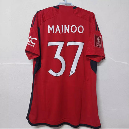 Manchester United Vs Manchester City Fa Cup Final Jersey (Kobbie Mainoo)