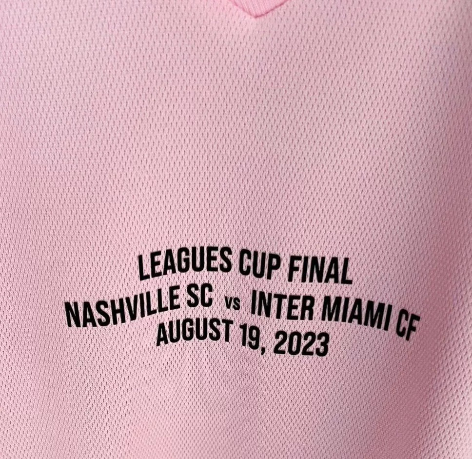 Inter Miami Vs Nashville Fc Leagues Cup Final Jersey (Lionel Messi)