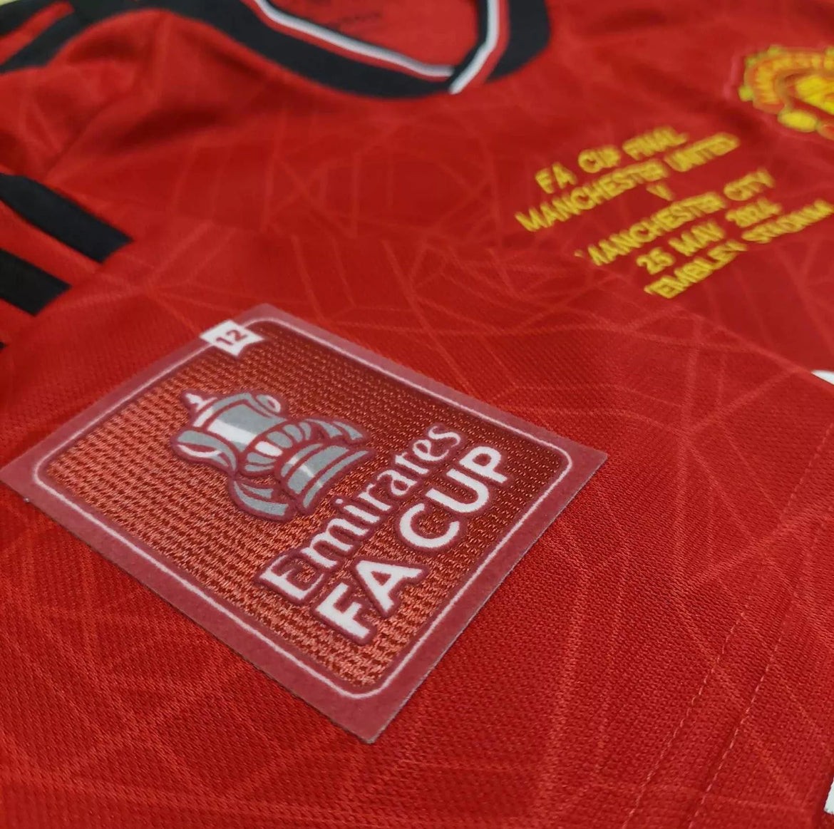 Manchester United Vs Manchester City Fa Cup Final Jersey (Kobbie Mainoo)