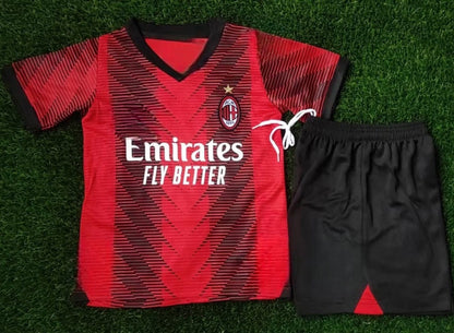 AC Milan Home Kit 2023/24(Kids Edition)