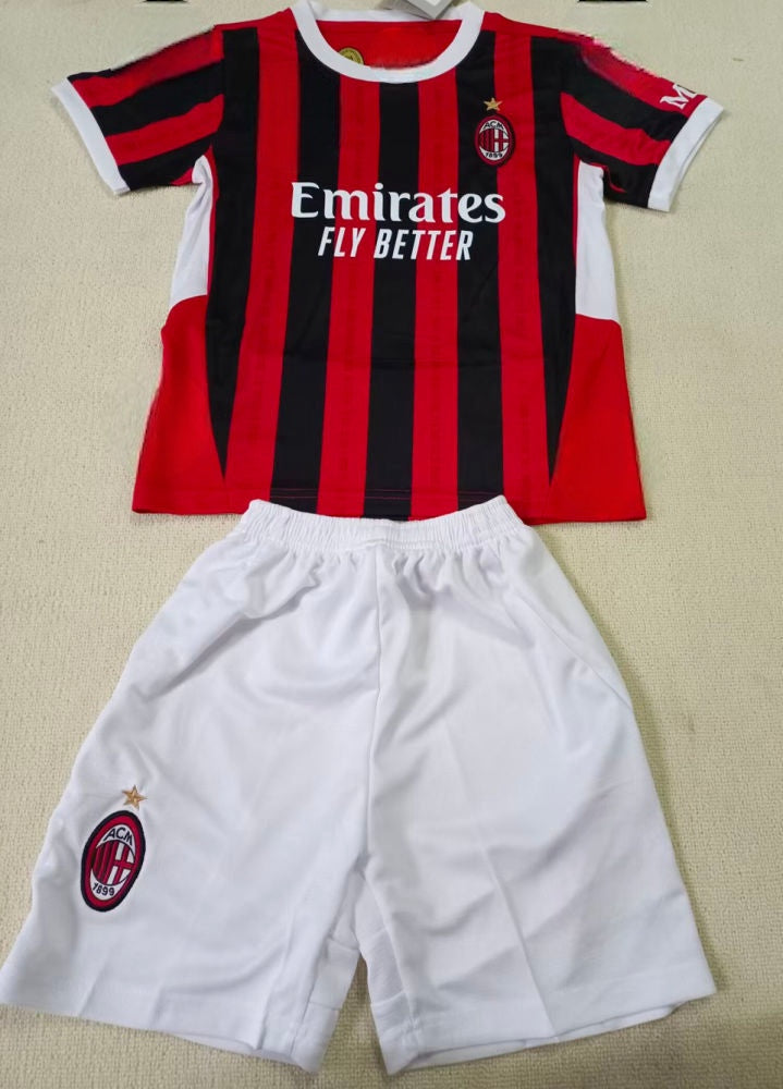 AC Milan Home Kit 2024/25(Kids Version)