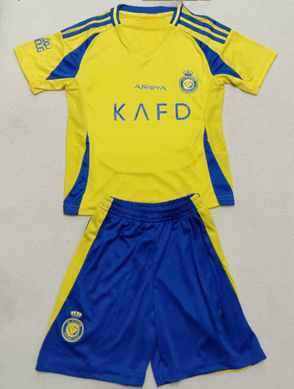 Al Nassr Home Kit 2024/25(Kids Edition)