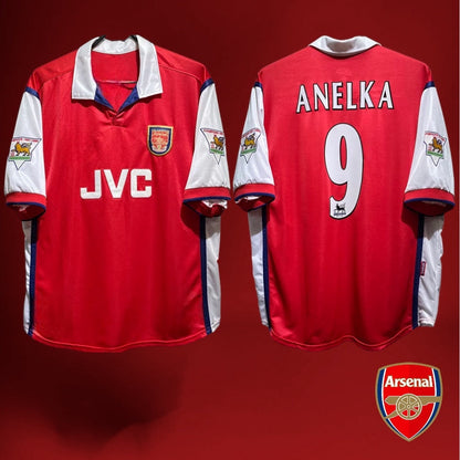 Arsenal Home Kit 1998/99(With Premier League Patches)