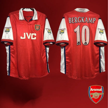 Arsenal Home Kit 1998/99(With Premier League Patches)