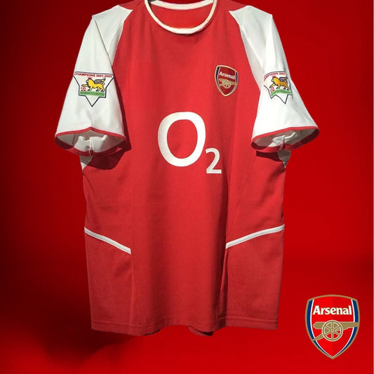 Arsenal Home Kit 2002/04(With Premier League Patches)