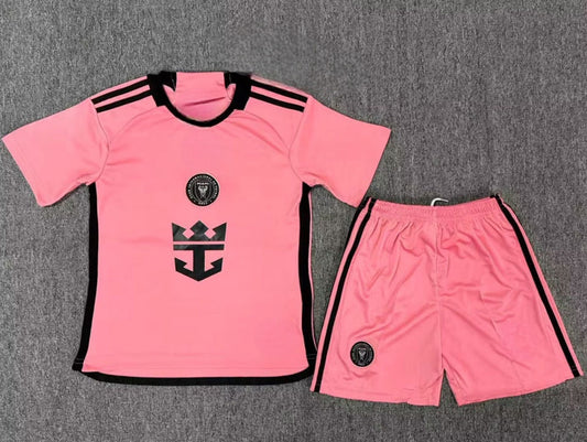 Inter Miami Home Kit 2024/25(Kids Edition)(with sponsors)