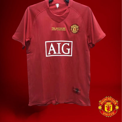 Manchester United Home Kit 2007/08 (With UCL Patch)