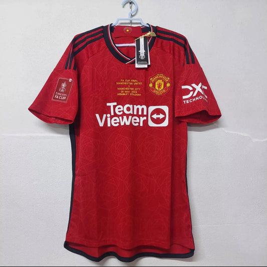 Manchester United Vs Manchester City Fa Cup Final Jersey (Kobbie Mainoo)