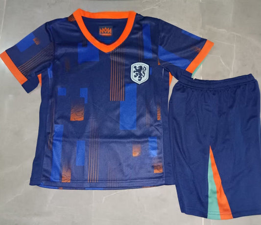 Netherlands Away Kit 2024/25(Kids Edition)