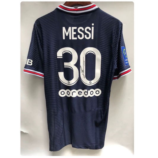 PSG Home Kit 2021/22 Signed Messi