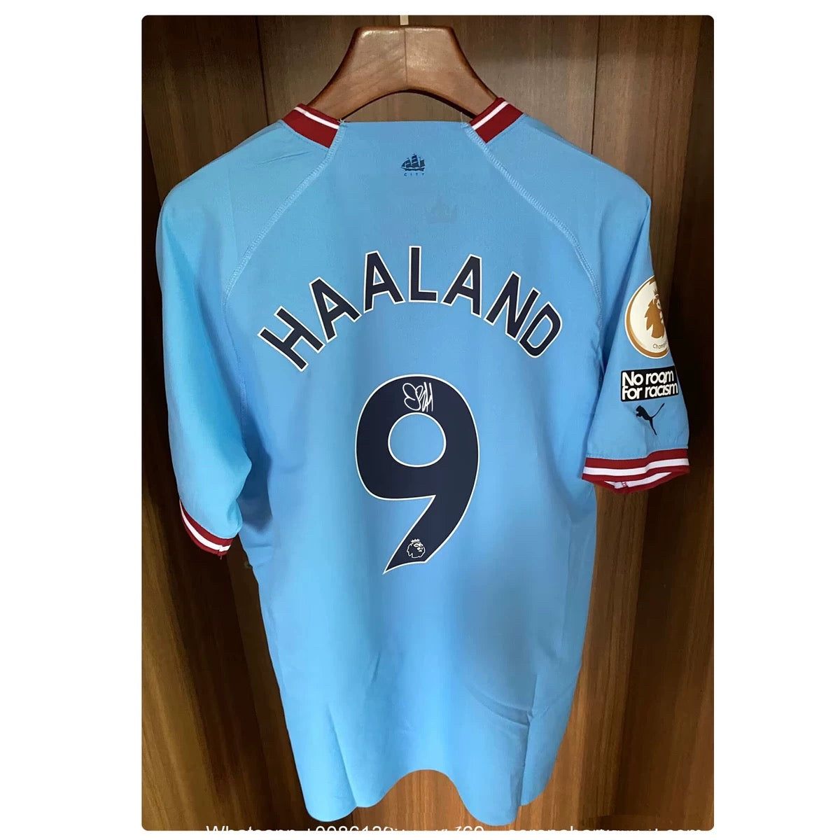 Manchester City Home Kit 2022/23 Signed Haaland